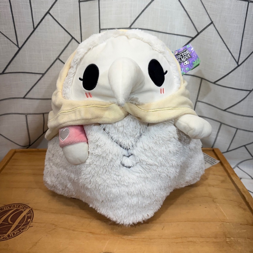 Squishable‎ Nurse Plague Doctor Plush 15" White NWT Mysterious MISSING LANTERN